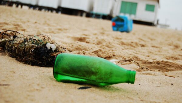 une bouteille sur la plage - Sputnik Afrique