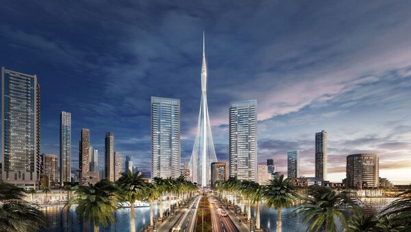 An artist's impression of Dubai's The Tower that would be the world's tallest tower. - Sputnik Afrique