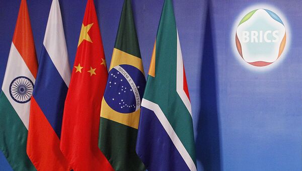 Les drapeaux des BRICS  - Sputnik Afrique