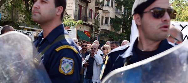 Police à Athènes - Sputnik Afrique
