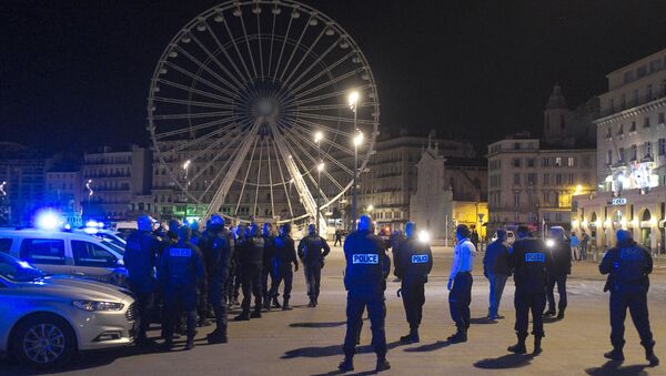 Manifestation de policiers sur le Vieux-Port à Marseille - Sputnik Afrique