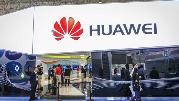 Le stand de Huawei au Salon PT/EXPO China 2014 - Sputnik Afrique