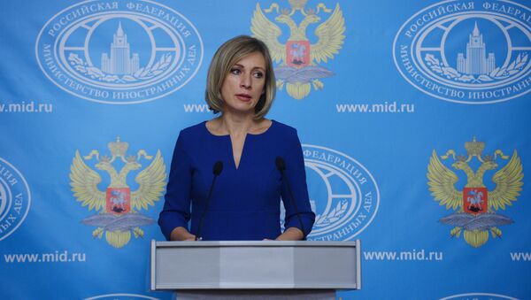 Russian Foreign Ministry Spokesperson Maria Zakharova at a briefing - Sputnik Afrique
