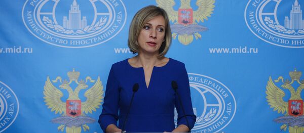 Russian Foreign Ministry Spokesperson Maria Zakharova at a briefing - Sputnik Afrique