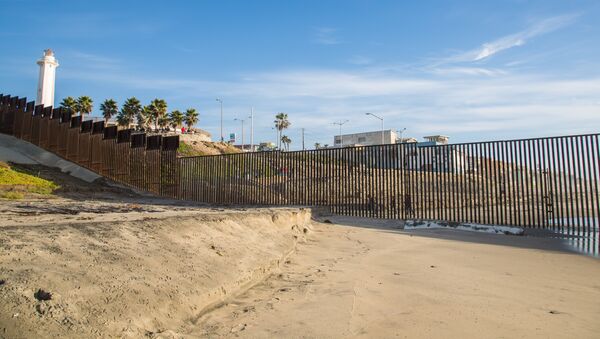 United States / Mexico Ocean Border Fence - Sputnik Afrique