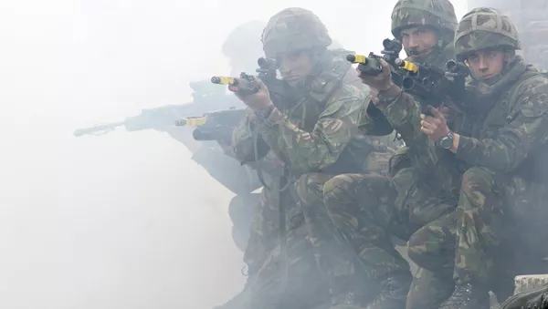 Les soldats britanniques lors des exercices militaires de l'Otan - Sputnik Afrique