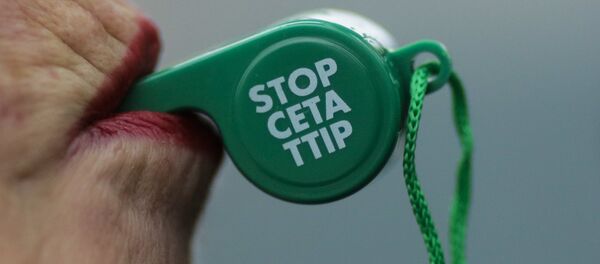 Manifestation contre CETA et TTIP - Sputnik Afrique