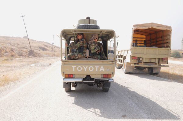 Unité de femmes peshmergas Unité de femmes peshmergas - Sputnik Afrique