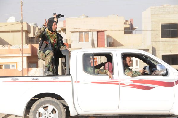Militants de la coalition lors de l'opération de libération de Mossoul - Sputnik Afrique