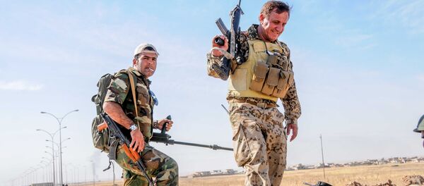 Бойцы пешмерга в рамках операции в Мосуле - Sputnik Afrique