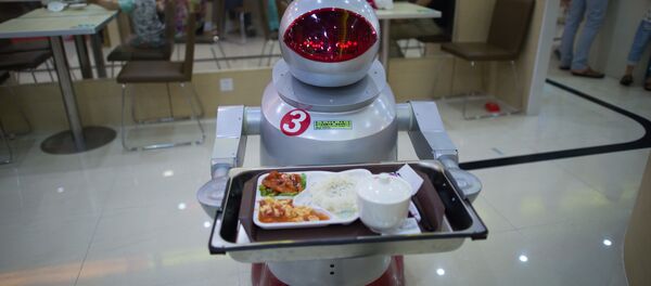 Robot livreur. Image d'illustration - Sputnik Afrique