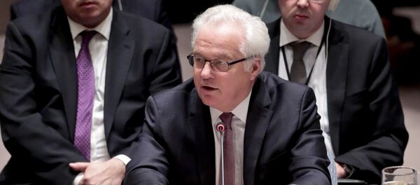 In this Wednesday, March 2, 2016 file photo, Russia's U.N. Ambassador Vitaly Churkin speaks at United Nations headquarters. - Sputnik Afrique