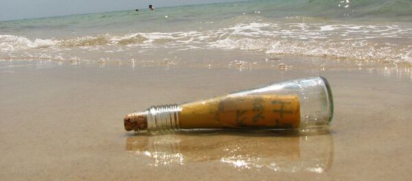 message dans une bouteille message dans une bouteille - Sputnik Afrique