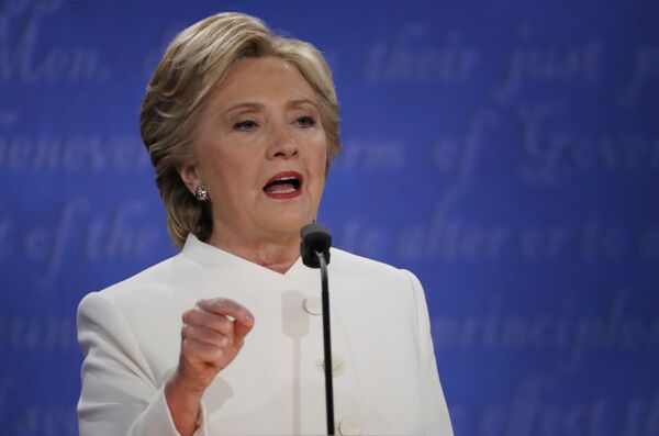 Hillary Clinton lors des débats présidentiels - Sputnik Afrique
