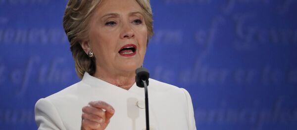 Hillary Clinton lors des débats présidentiels - Sputnik Afrique