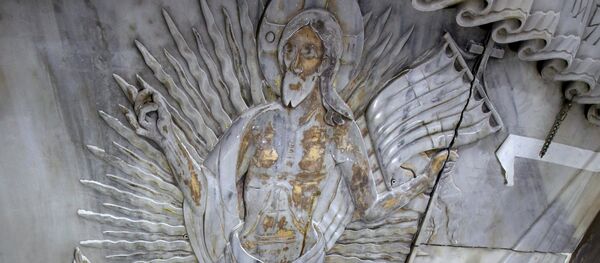 le tombeau du Christ dans l'église du Saint-Sépulcre à Jérusalem - Sputnik Afrique