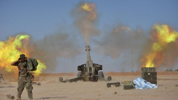 Les Forces de mobilisation populaire tirent contre les terroristes de Daech près de Mossoul - Sputnik Afrique