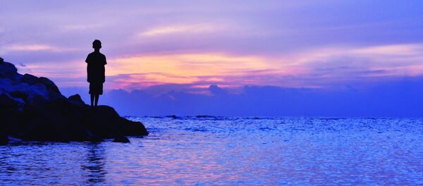 Garçon, silhouette, image d'illustration - Sputnik Afrique