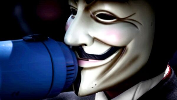 Anonymous mask - Sputnik Afrique
