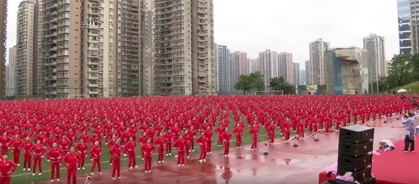 50,000 Chinese dance to a new world record 50,000 Chinese dance to a new world record - Sputnik Afrique