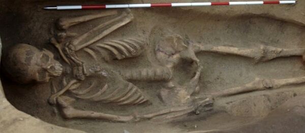 Скелет в кандалах Скелет в кандалах - Sputnik Afrique