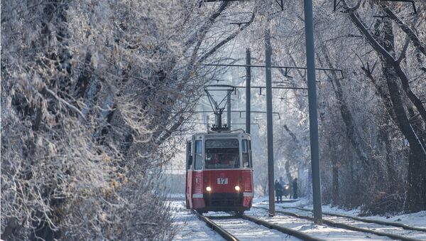 Un tram en hiver - Sputnik Afrique