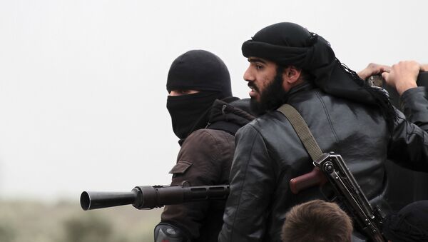 Kämpfer der Terrorgruppe Al-Nusra-Front im syrischen Dorf Aziza (Archivfoto) - Sputnik Afrique