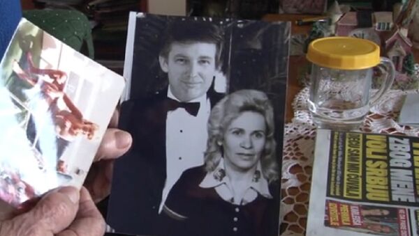 Donald Trump et Milka Milisavljević sur une photo d'archive - Sputnik Afrique