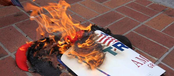 les protestations anti-Trump - Sputnik Afrique