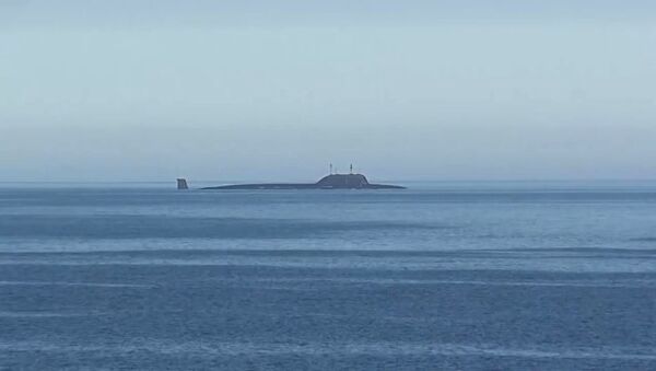 Атомная подводная лодка Северного флота Северодвинск в акватории Баренцева моря перед пуском крылатой ракеты Калибр - Sputnik Afrique