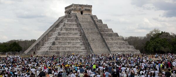 Sur le site archéologique de Chichen Itza dans la péninsule du Yucatan - Sputnik Afrique
