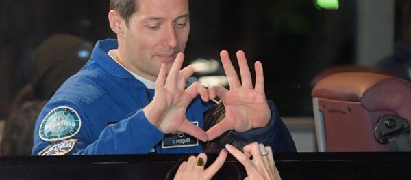 Thomas Pesquet, membre d'équipage du Soyouz SM-03, qui a décollé vers l'ISS - Sputnik Afrique