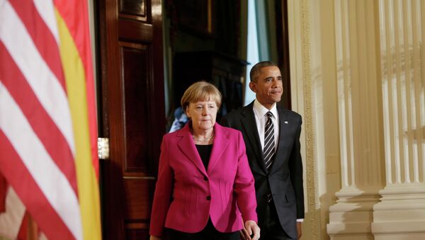 Angela Merkel et Barack Obama - Sputnik Afrique