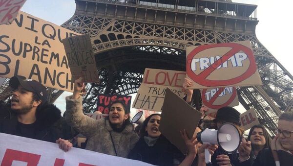 Manifestation anti-Trump à Paris - Sputnik Afrique