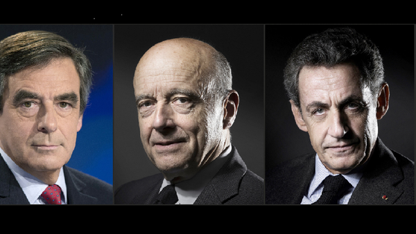 Francois Fillon, Alain Juppe, Nicolas Sarkozy - Sputnik Afrique