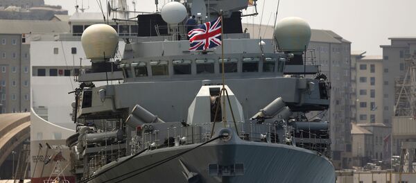 HMS Westminster, le navire de la marine britannique à Gibraltar, le 19 août 2013 - Sputnik Afrique