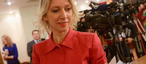 Maria Sacharowa, amtliche Sprecherin des russischen Außenministeriums Maria Sacharowa, amtliche Sprecherin des russischen Außenministeriums - Sputnik Afrique