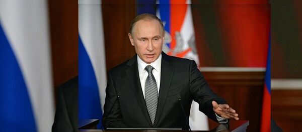 Le président russe Vladimir Poutine, 11 décembre 2015 - Sputnik Afrique