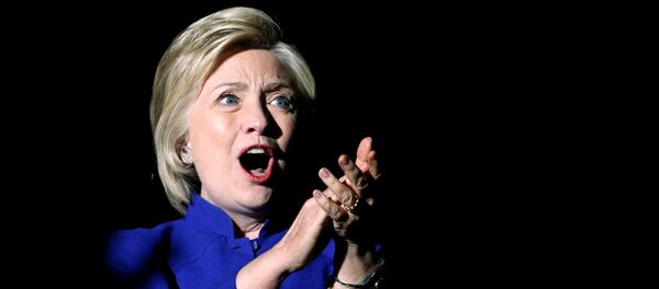 Präsidentschaftskandidatin Hillary Clinton in Los Angeles - Sputnik Afrique