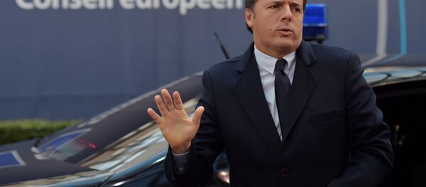 Le premier ministre italien Matteo Renzi - Sputnik Afrique