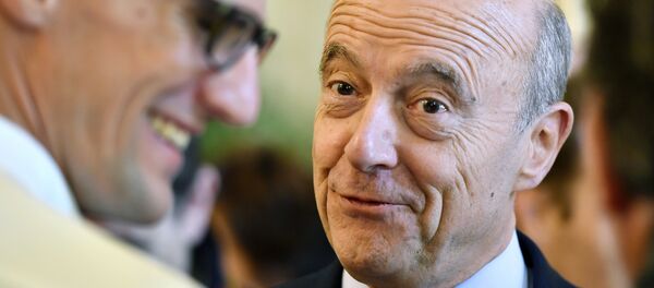 Alcalde y candidato de derecha del partido republicano de Burdeos para la elección presidencial de 2017 Alain Juppé - Sputnik Afrique