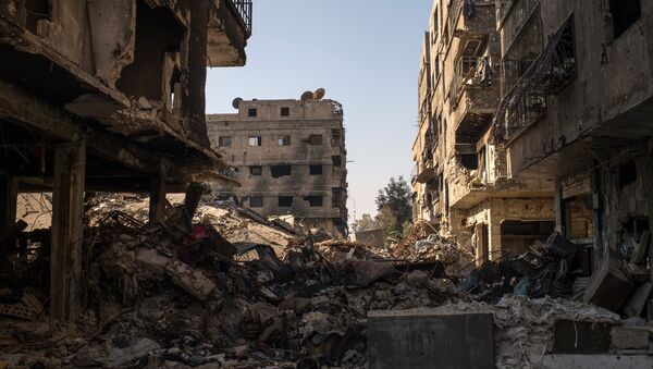 Un quartier en ruines à Damas - Sputnik Afrique