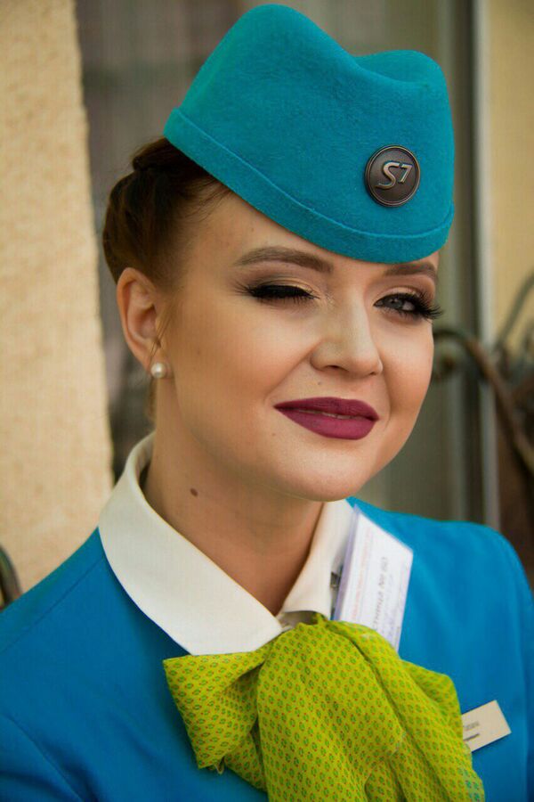 Участница конкурса Топ самых красивых стюардесс России - Sputnik Afrique