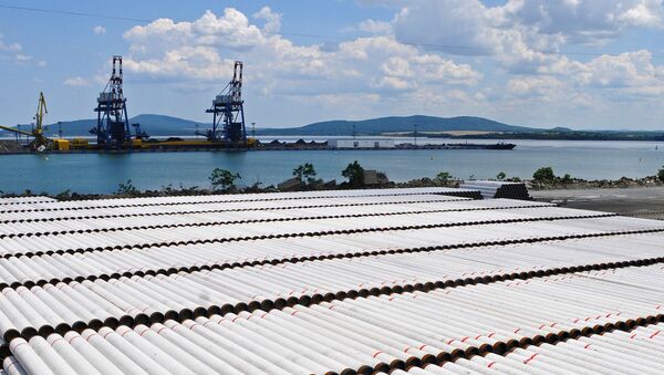 Röhren für die Gaspipeline Turkish Stream - Sputnik Afrique