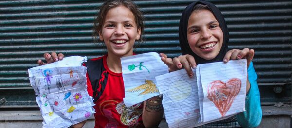 Des filles à Alep - Sputnik Afrique