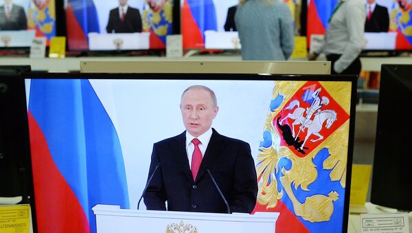 Live broadcast of Vladimir Putin's Annual Presidential Address to the Federal Assembly - Sputnik Afrique