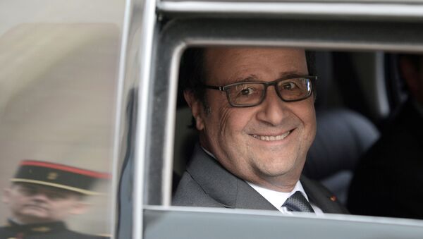 Der französische Präsident Francois Hollande - Sputnik Afrique