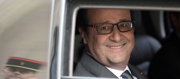 Der französische Präsident Francois Hollande Der französische Präsident Francois Hollande - Sputnik Afrique