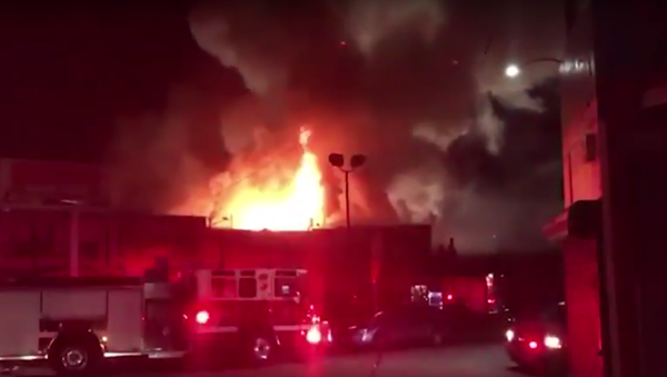 Incendie à Oakland - Sputnik Afrique
