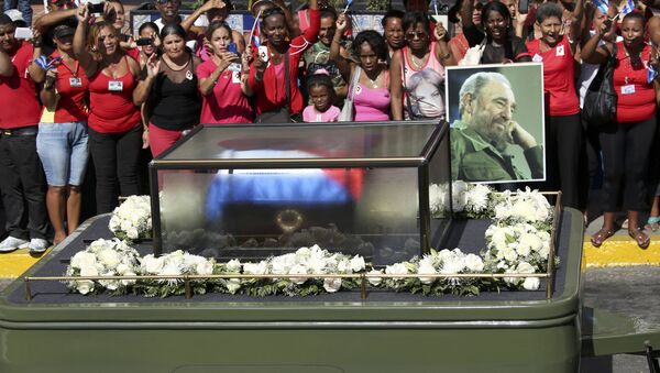 Cuba fait ses adieux à Fidel Castro - Sputnik Afrique